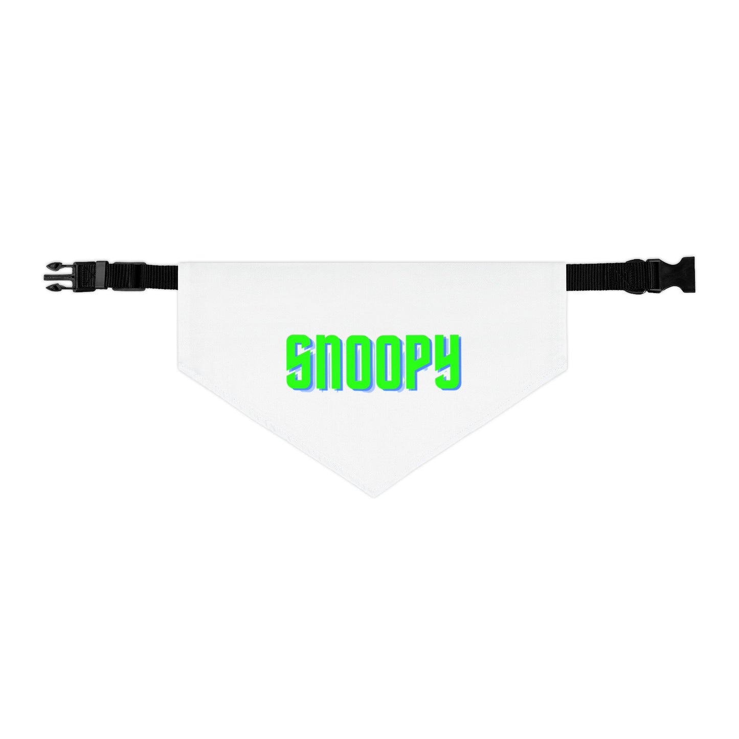 Custom Pet Name Bandana – Unique Collar for Your Furbaby | Snoopy