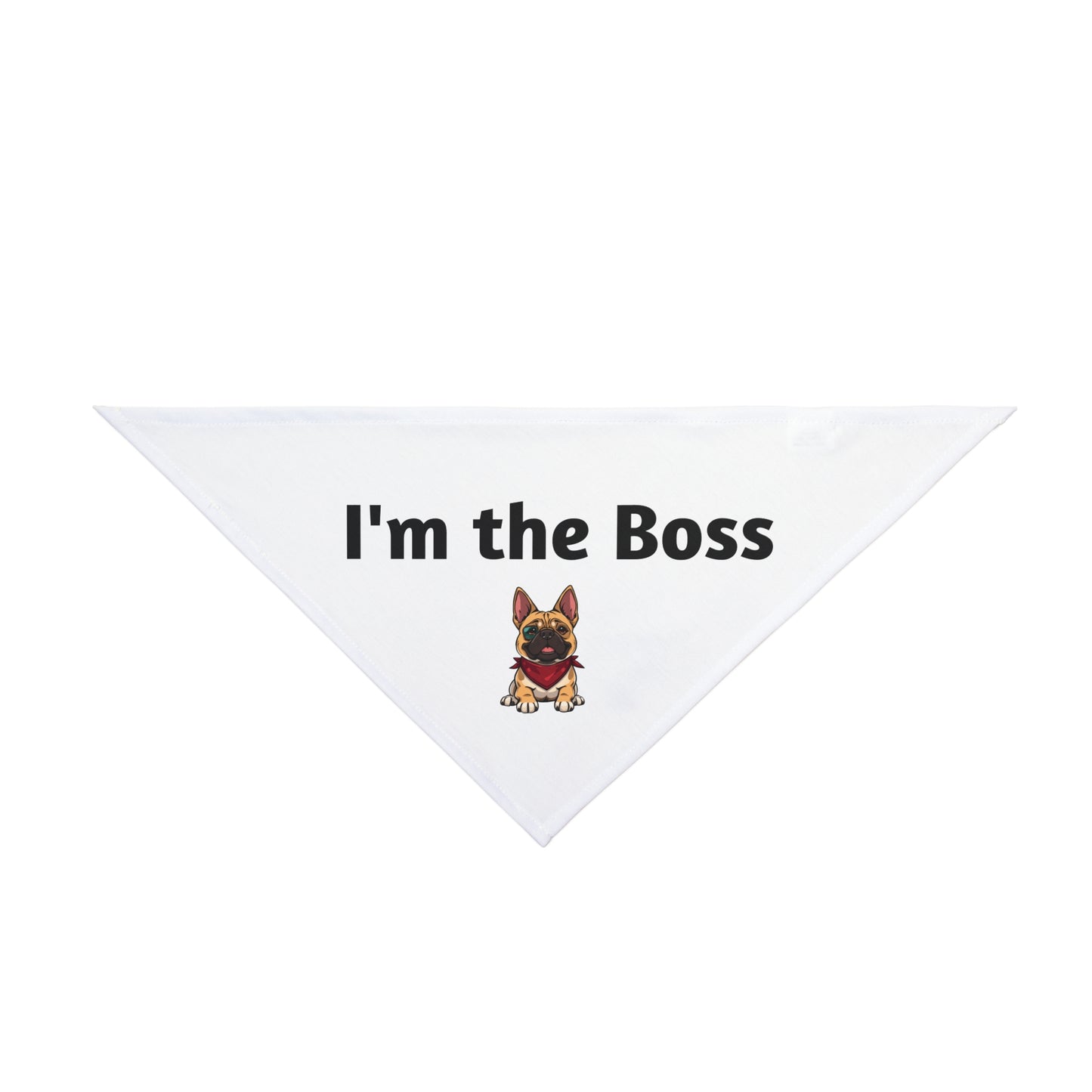 Pet Bandana- I'm the Boss