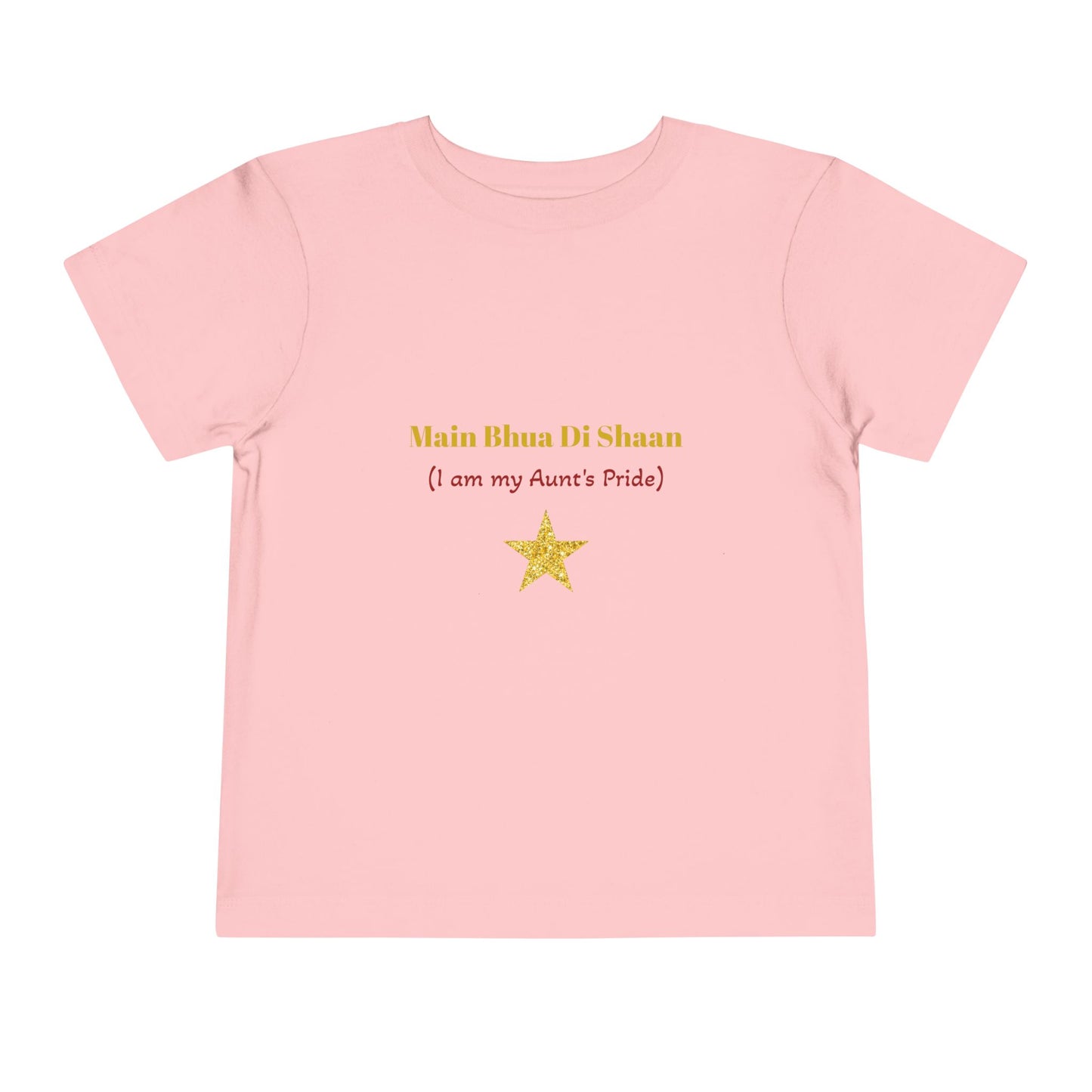 Main Bhua Di Shaan" Toddler Tee with Colorful Balloons – A Celebration of Family Pride for Special Moments