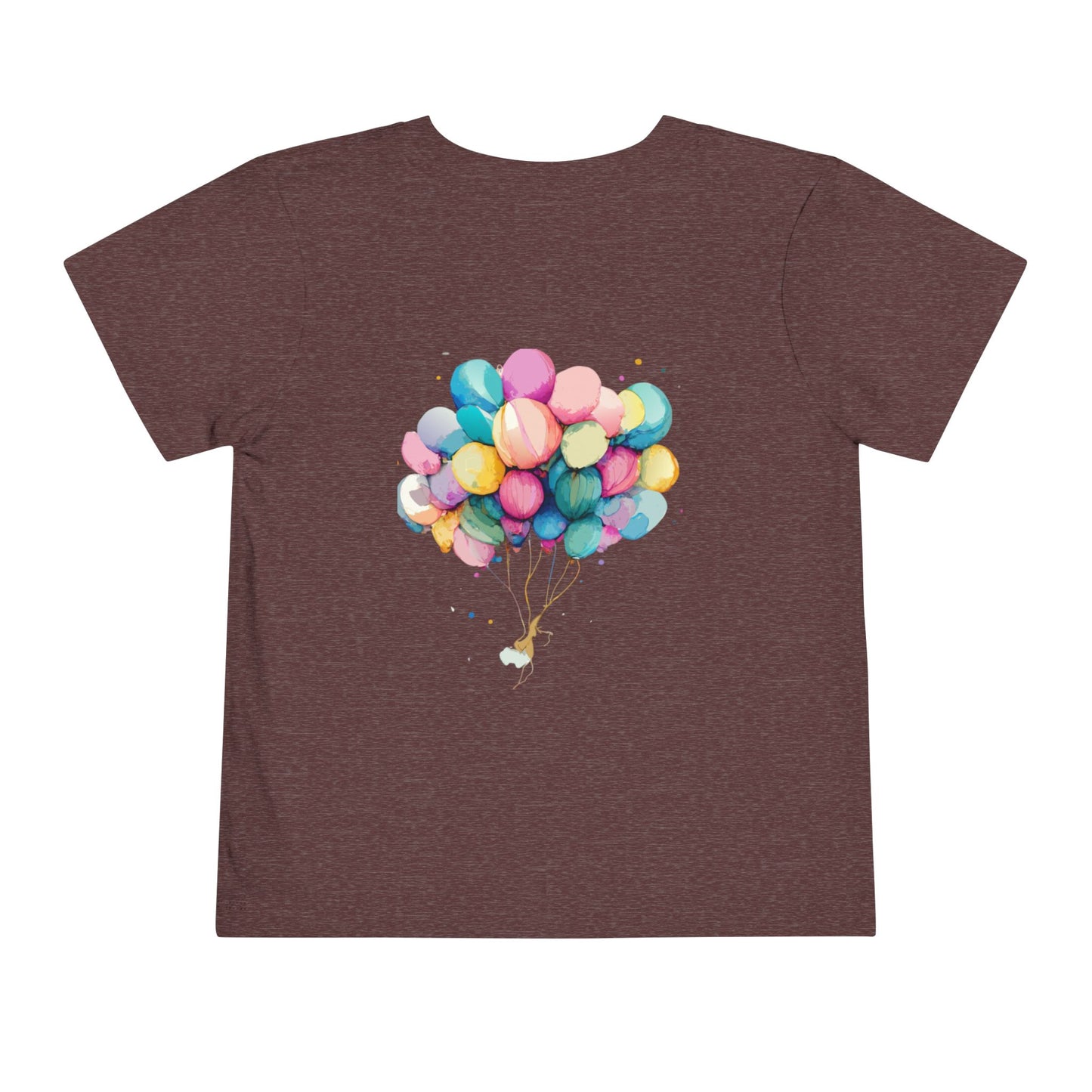 Main Bhua Di Shaan" Toddler Tee with Colorful Balloons – A Celebration of Family Pride for Special Moments
