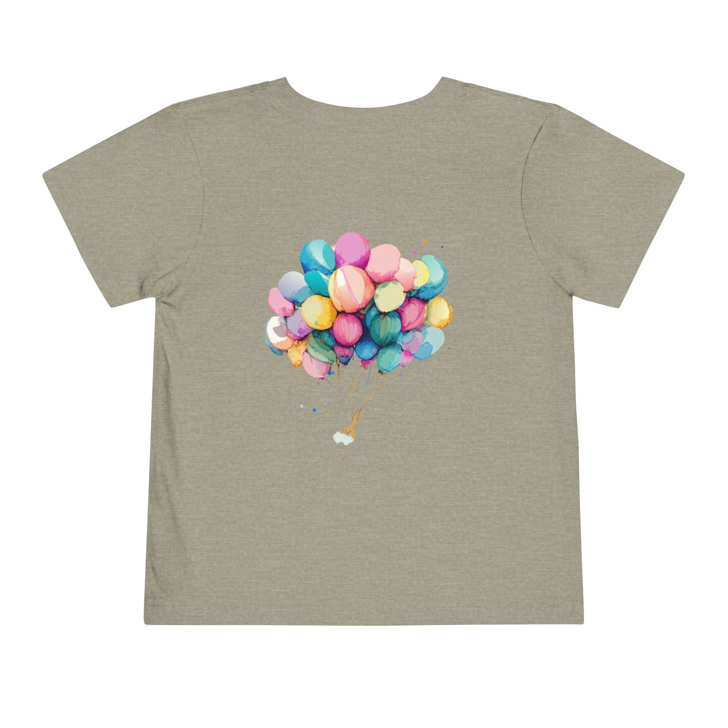 Main Bhua Di Shaan" Toddler Tee with Colorful Balloons – A Celebration of Family Pride for Special Moments
