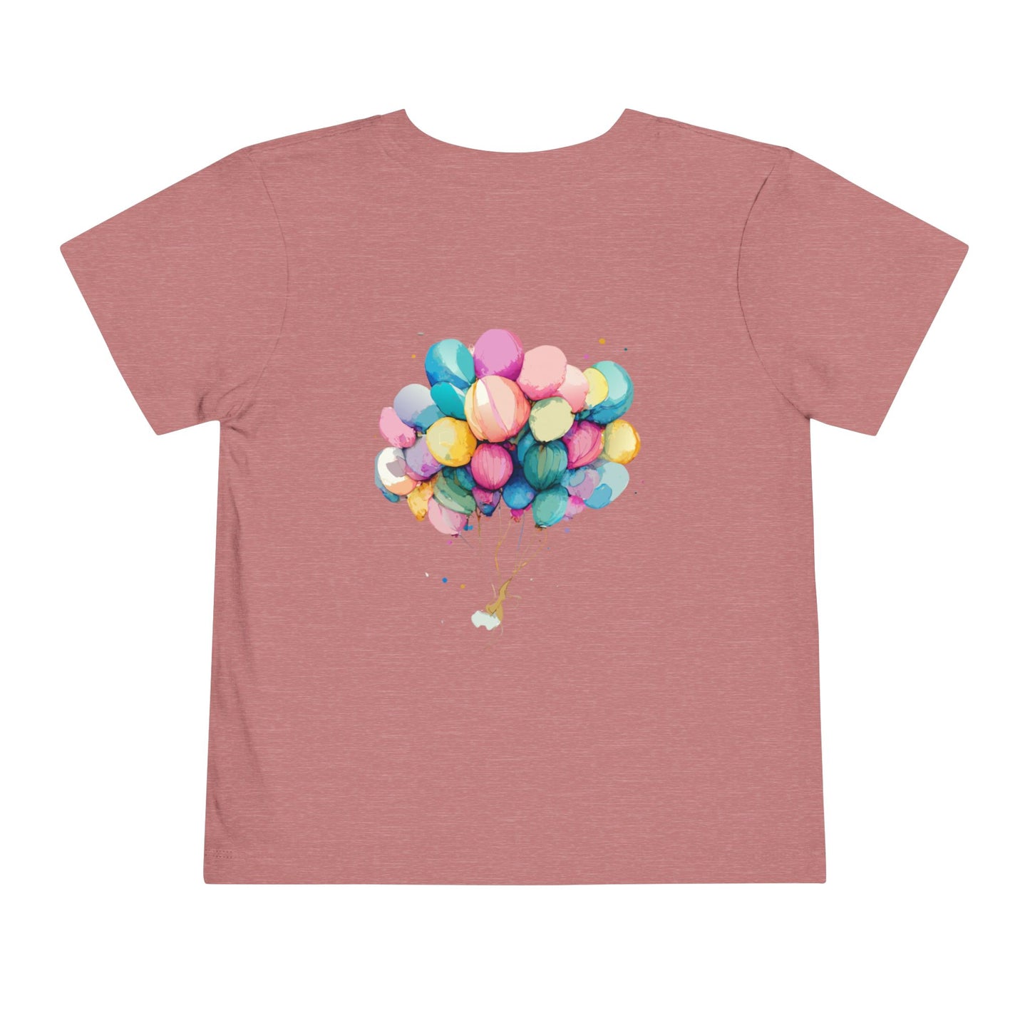 Main Bhua Di Shaan" Toddler Tee with Colorful Balloons – A Celebration of Family Pride for Special Moments