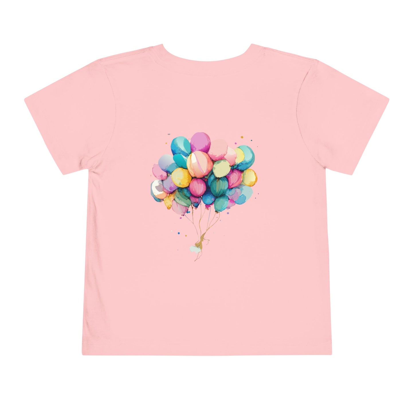 Main Bhua Di Shaan" Toddler Tee with Colorful Balloons – A Celebration of Family Pride for Special Moments