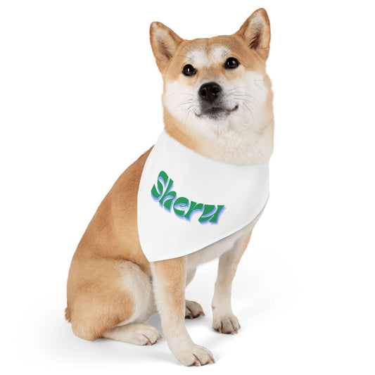 Custom Pet Name Bandana – Unique Collar for Your Furbaby | Sheru