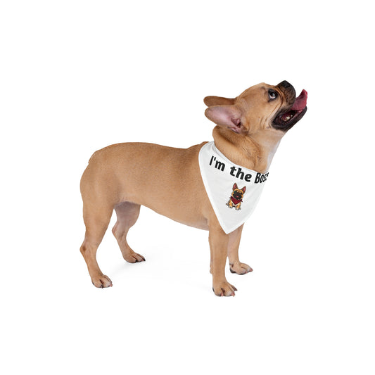 Pet Bandana- I'm the Boss