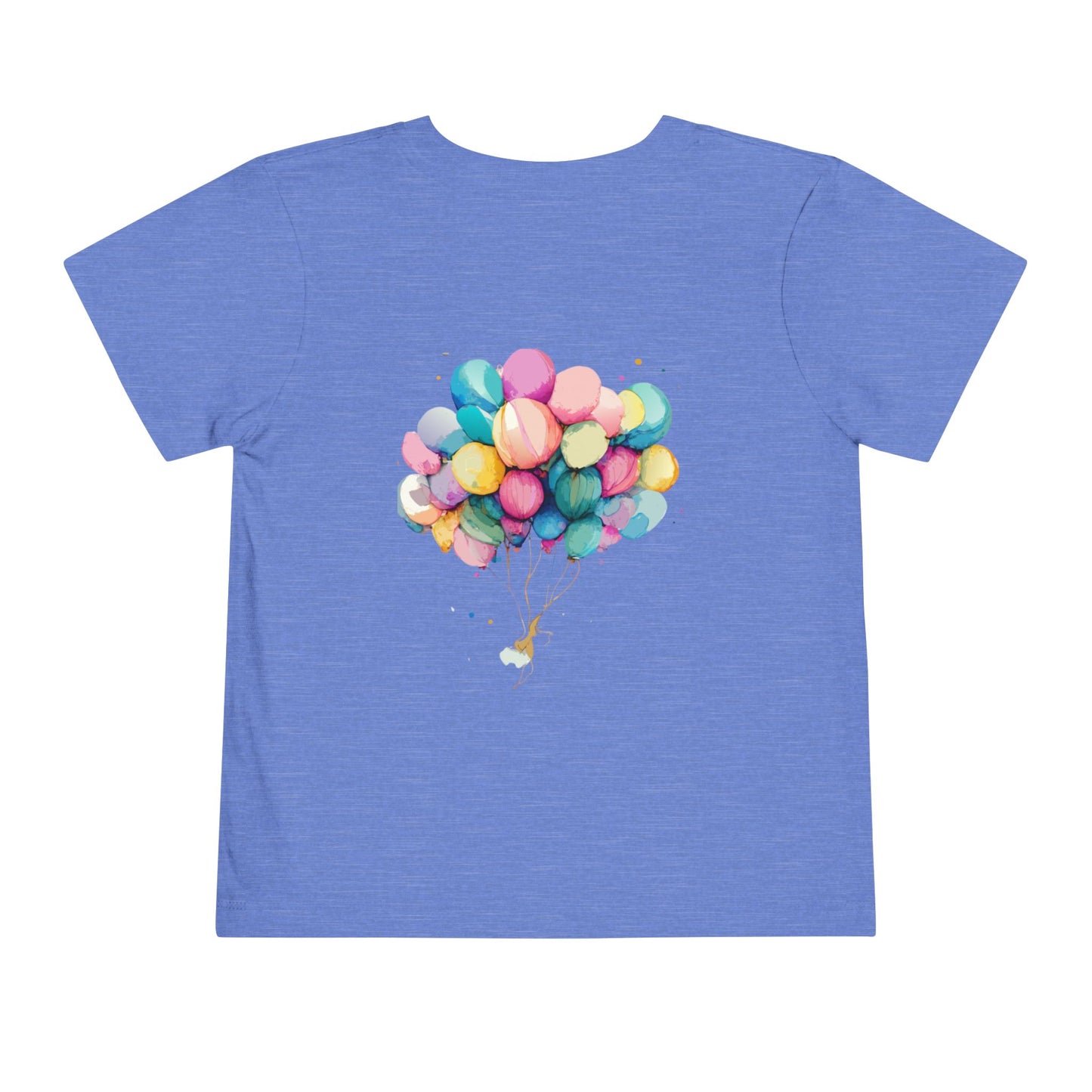 Main Bhua Di Shaan" Toddler Tee with Colorful Balloons – A Celebration of Family Pride for Special Moments