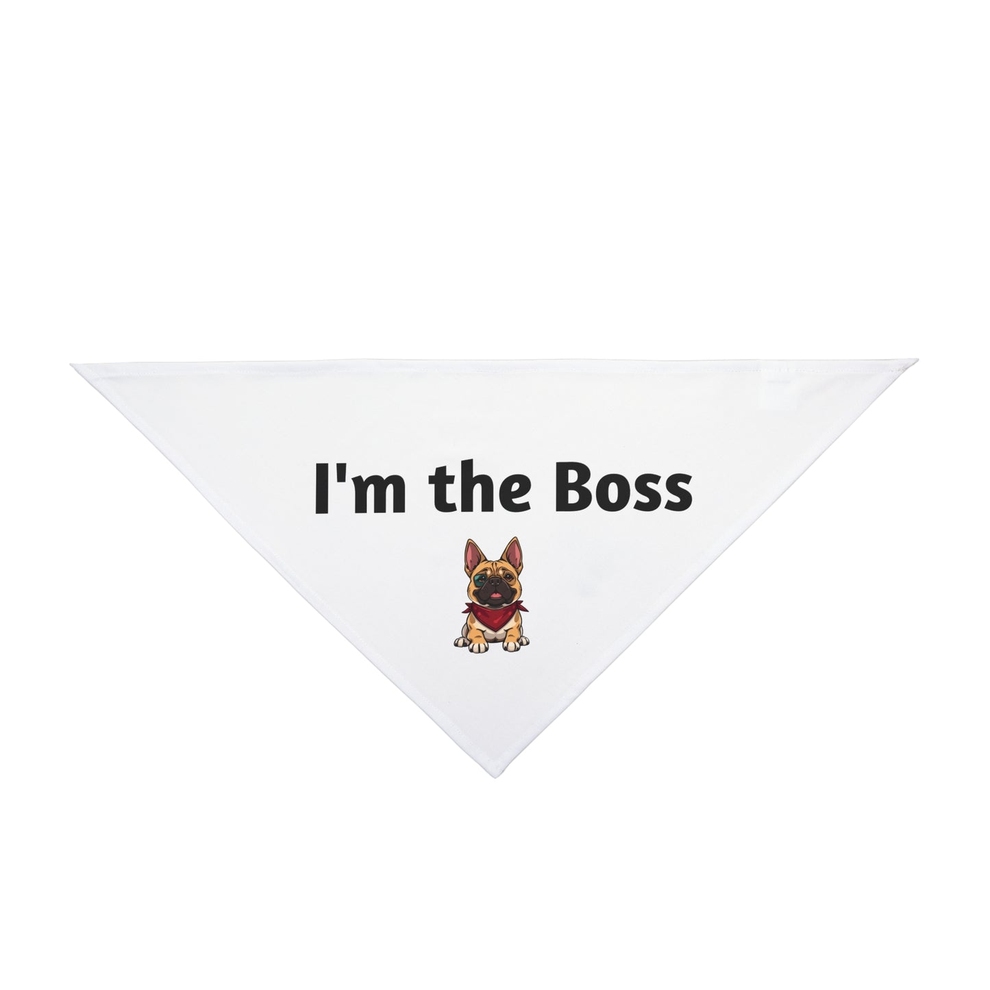 Pet Bandana- I'm the Boss