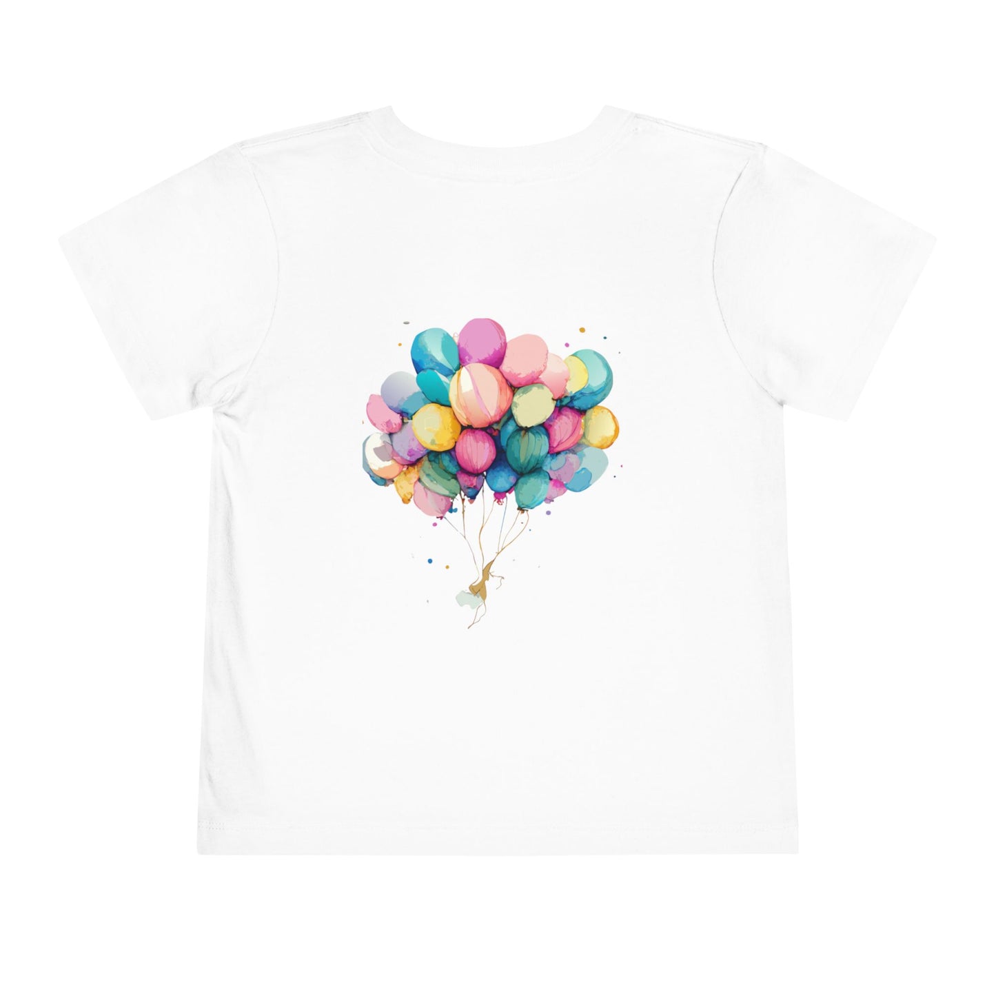 Main Bhua Di Shaan" Toddler Tee with Colorful Balloons – A Celebration of Family Pride for Special Moments